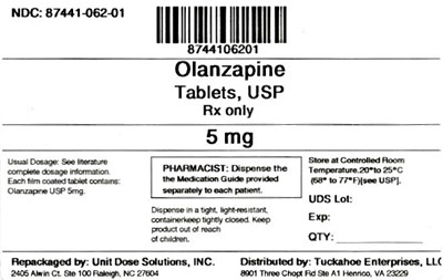 Olanzapine  5 mg (8744106201 Olanzapine 5 mg)